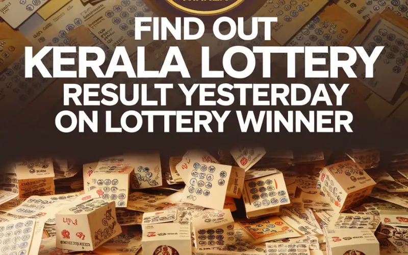 kerala lottery result yesterday